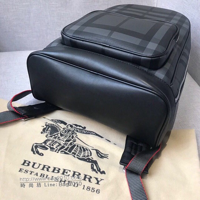 Burberry專櫃新款雙肩包 巴寶莉London格紋男士必入款雙肩包  db1139